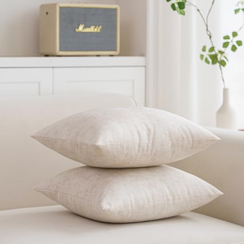 Niniallchenillethrowpillowcoversbeige18x18inchsetof2decorativeluxuriouspillowcoverfarmhousepillowcasecushioncasesforcouchbedandhomedecor  Urban Country Home Decor Nini all chenille throw pillow covers beige 18×18 inch set of 2 decorative luxurious pillow cover farmhouse pillowcase cushion cases for couch bed and home decor  urban country home decor