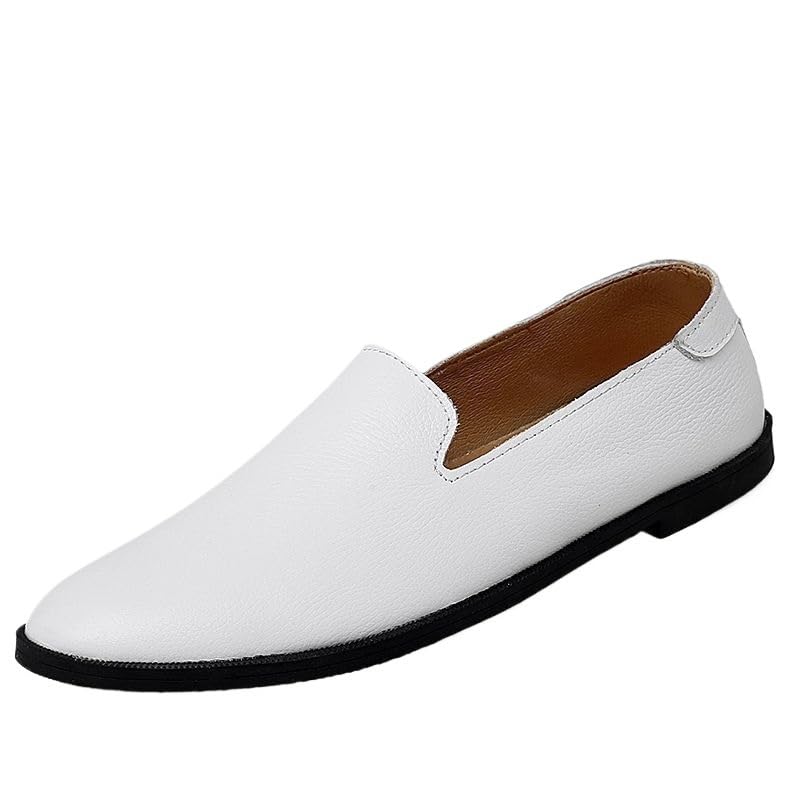 Men Dress Oxford Pu Leather Business Slip-on Breathable Non Slip Low Top Block Heel Anti-Slip Working