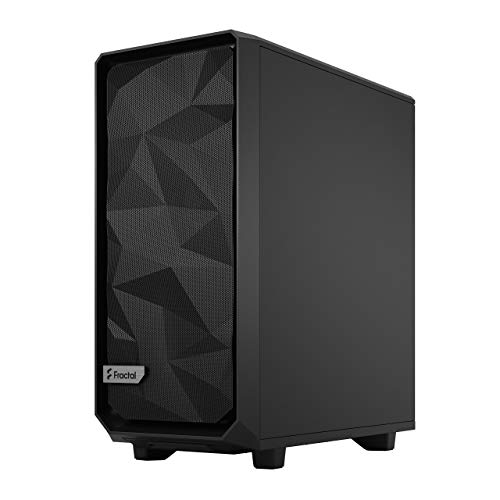 Gabinete para PC Fractal Design Meshify 2 Compact Negro con Cristal Templado Oscuro - Torre Media de Alta Ventilación Compatible con ATX miniatura 4