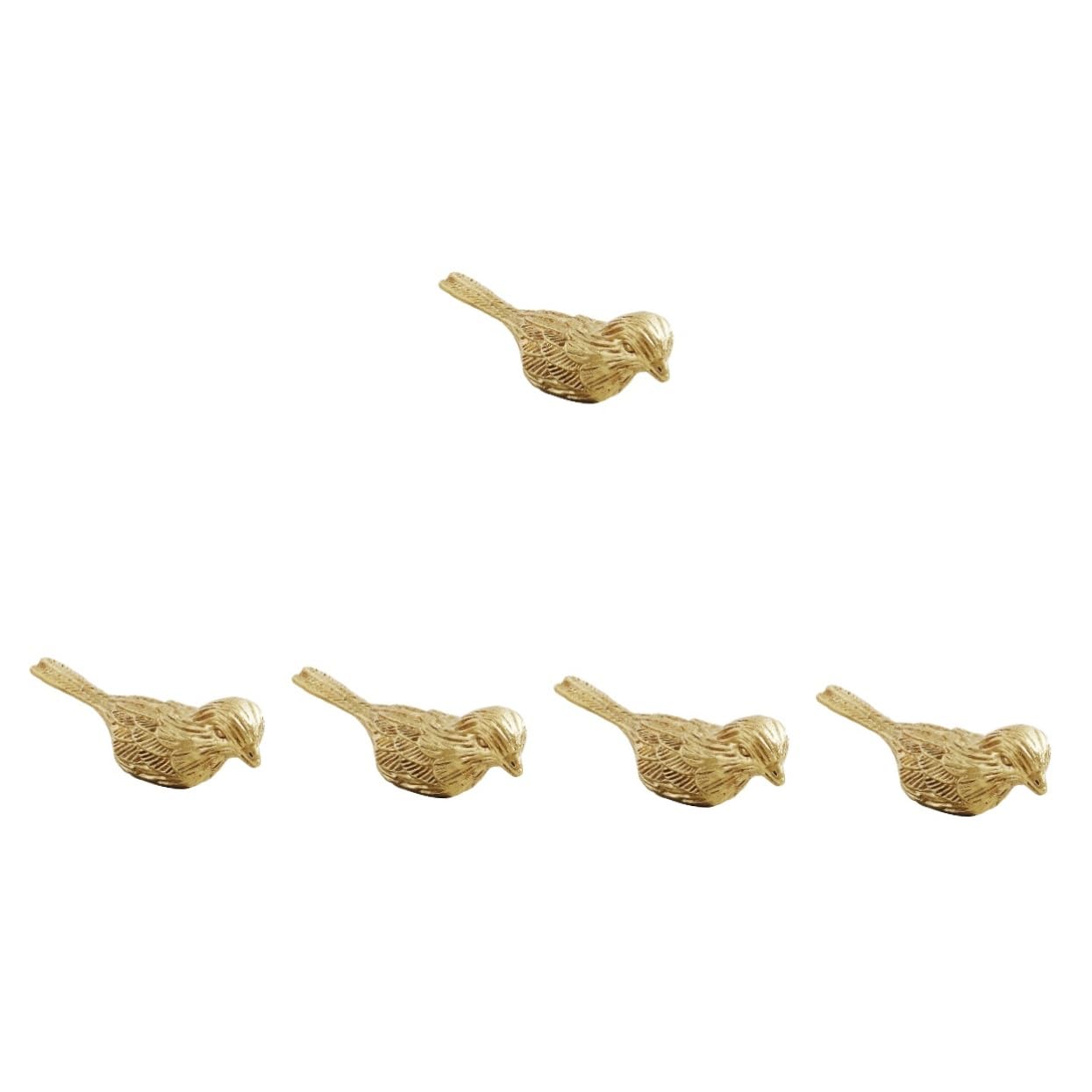 Uonlytech 5stücke Vogelgriff Aus Charmante Möbelknöpfe Für Schrank Und Kommode Langlebig Und Elegant Für Jede Einrichtung Mit Komfortabler Grifffläche Und Vielseitiger Anwendung