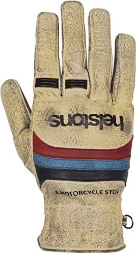 HELSTONS Bora Guanti da moto (Weiss/Blue/Red,13)