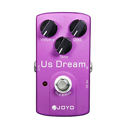 Image of JOYO Distortion Pedal High-Gain Dist Simulates Driven Tube Amplifier for Electric Guitar Effect - True Bypass (US Dream JF-34)