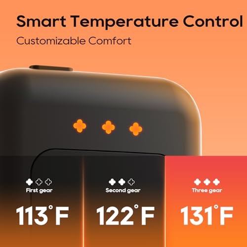 Electric-Hand-Warmers-Rechargeable-2-Pack-6400mAh-Rechargeable-Hand-Warmer-16-Hrs-Portable-Hand-Warmer-for-Outdoor-Camping-Hunting-Golf-Accessories-Gifts-for-Women-Men-Black