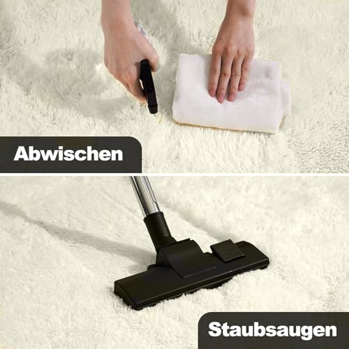 Tapis de chambre antidérapant lavable et super doux 260x345 cm - 6