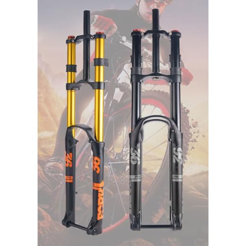 Fourche suspension pneumatique axe traversant vélo montagne