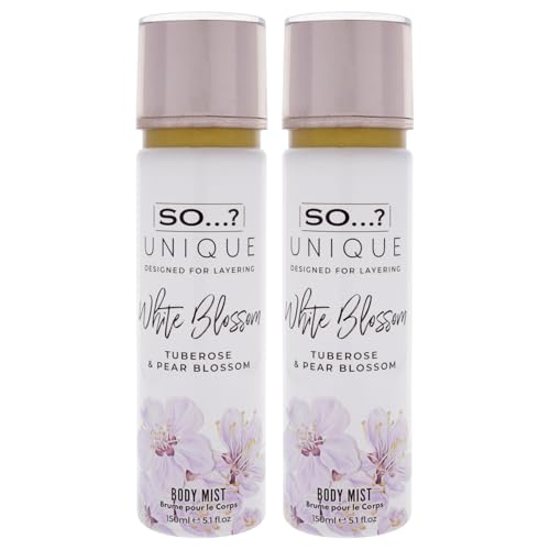 Image of Unique Body Mist - White Blossom by So? for Women - 5.1 oz Body Mist - Pack of 2