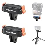 REYGEAK Supporto magnetico per adattatore a sgancio rapido, compatibile Osmo Action 6/Osmo Nano, migliore del supporto magnetico originale ( …