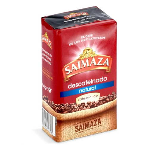 SAIMAZA café molido natural descafeinado paquete 250 gr