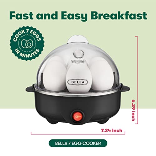 Bella 17283 Rapid Electric Egg Cooker And Poacher With Auto Shut Off For Omelet, Soft, Medium And Hard Boiled Eggs thumb #2