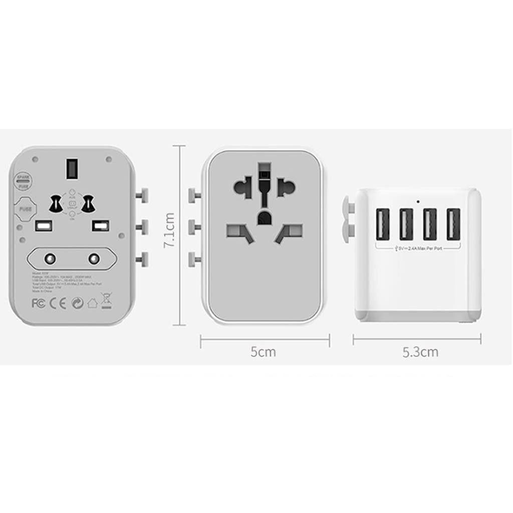 Gniazdo międzynarodowe przetwornice International Plug Converter, Universal International Travel Power Adapter, Adapter europejski, na całym świecie AC. Adaptery wylotowe adapter wtyczki zasilania
