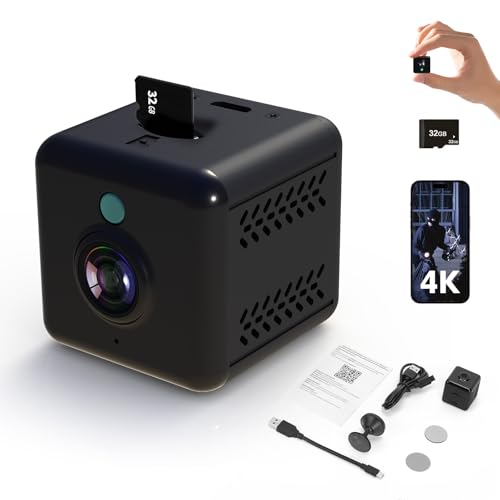 JAOGAUS Überwachungskamera Innen, WLAN & Ohne WLAN Nutzung, Mini...