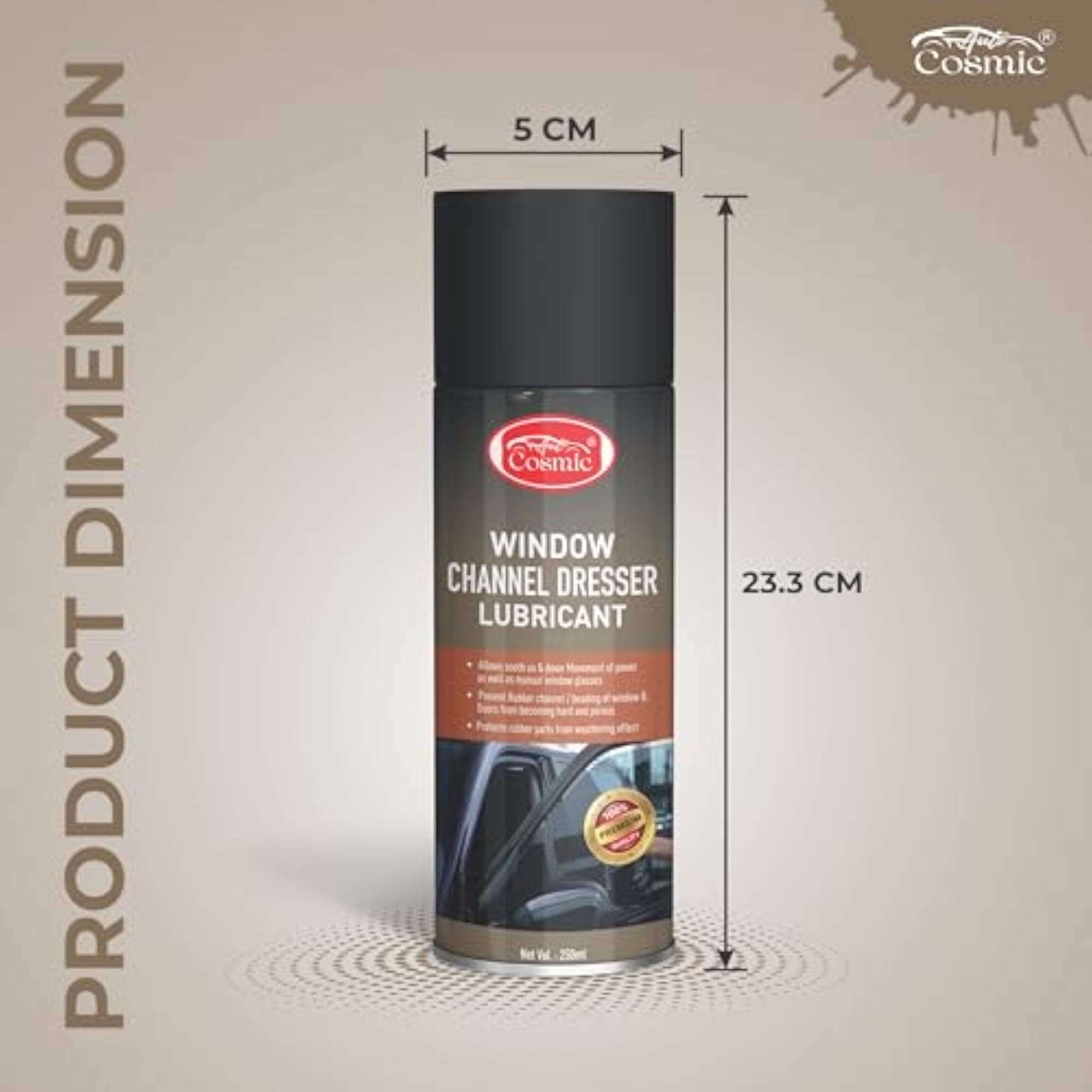Window Dresser Lubricant, 250ml Weather Protection