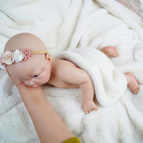Muñeca Reborn de Silicona Realista 43 cm miniatura 3