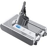 Premium 4Ah Battery Replacement for Dyson V8 SV10, 21.6v 2800mah 65wh Compatible with Dyson V8 Animal Battery Replacement Absolute Motorhead Fluffy 215681 Carbon Fiber Vacuum Cleaner
