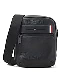 Tommy Hilfiger Herren Th Central Mini Reporter Tasche, Schwarz, One Size