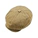 YOFARCHOY Newsboy Hats for Men Classic 8 Panel Flat Cap Peaky Blinders Irish Hat (Cotton, Denim) Khaki
