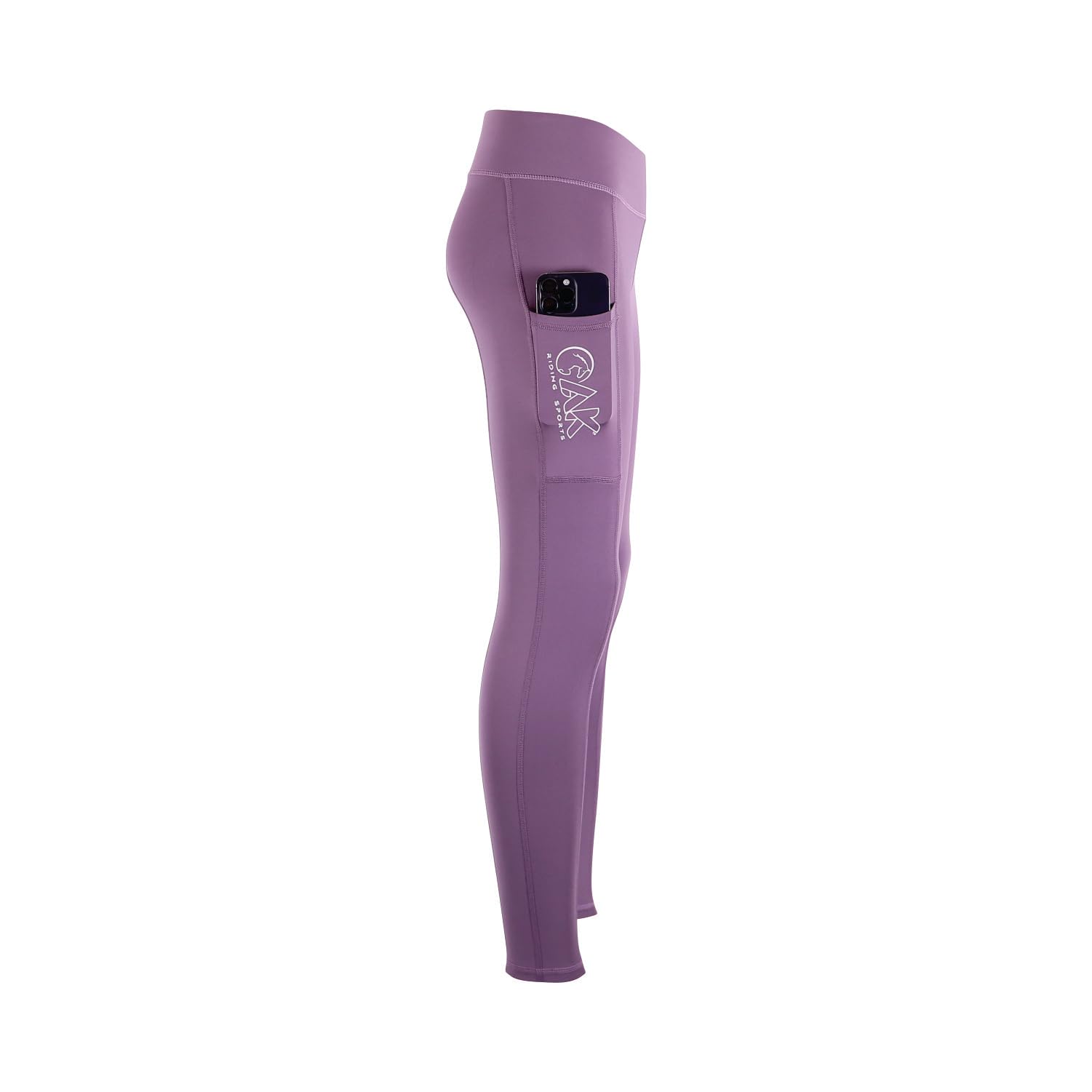 AK Oreo AKRS-6052-01 - Pantalones de equitación transpirables de cintura alta con agarre de silicona para asiento completo
