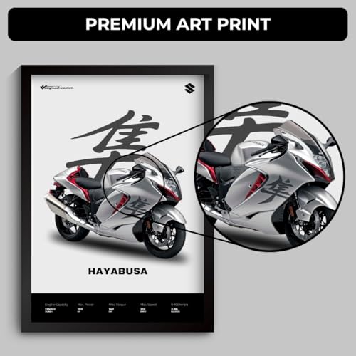Image of Funk You Store A4 Poster Photo Frames All Cars (Hayabusa) (F 042)