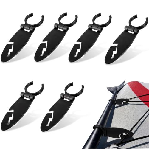GEXALNO Paddle Board Paddle Holders for Fishing and Travel Kayaking, 6PCS