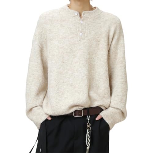 �� �~�� �����Y �Z�[�^�[ �J�V�~�� 3�{�^�� �N���[�l�b�N ���� �j�b�g �v���I�[�o�[ �g�b�v�X ���n �傫���T�C�Y �X�g���b�` ���� �h�� �g���� �J�W���A�� ������� �t�H�~ (�x�[�W��,2XL) [���s�A���i]