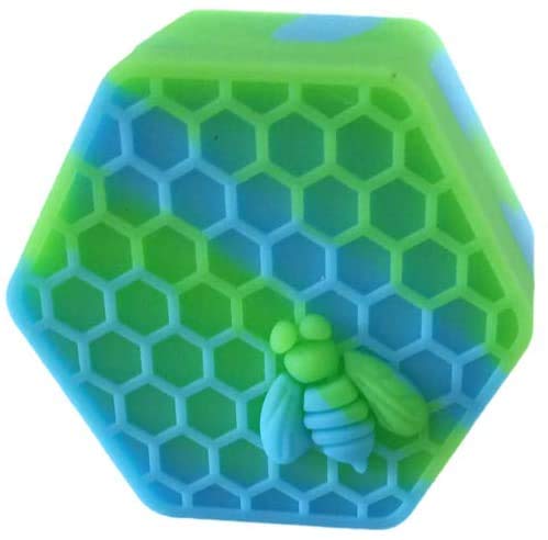Gentcy 26ml 1pcs multi Hexagon Silicone Container Jar New Honeybee