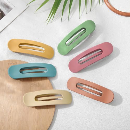 Pinzas francesas planas para cabello 6 piezas miniatura 6