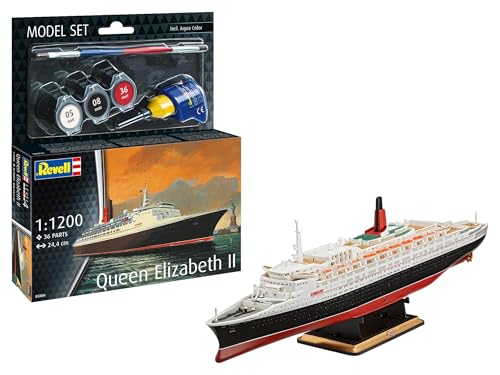 Model Set Queen Elizabeth 2 cadeau idéal anniversaire pour modéliste