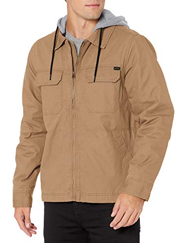 Billabong Men's Barlow Twill Jacket, Clay, M