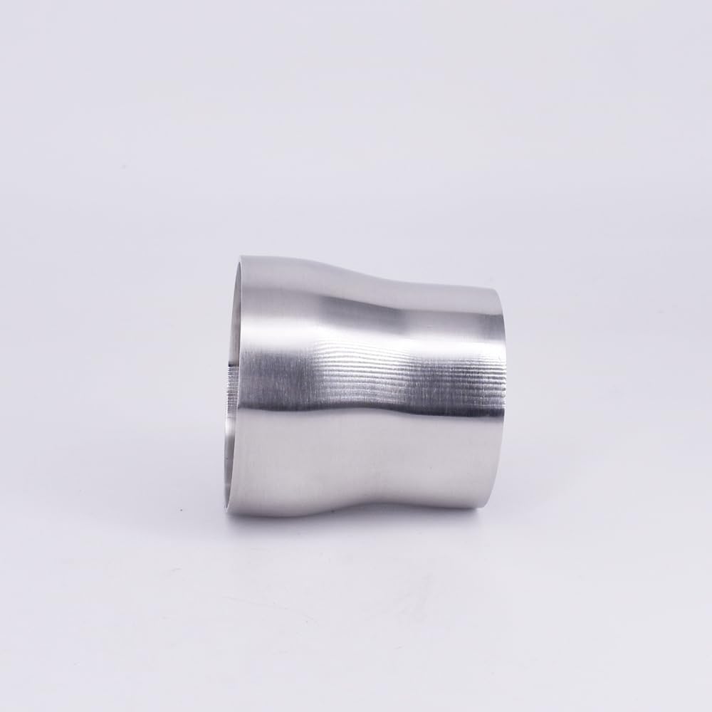 22-85mm Turn 16-70mm OD Butt Weld Reducer Sus 304 Stainless Steel Welding Pipe Fitting Homebrew Beer Exhaust(140mm-127mm)