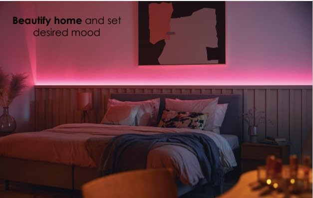 Image of Philips 5m Smart WiFi RGB LED Strip