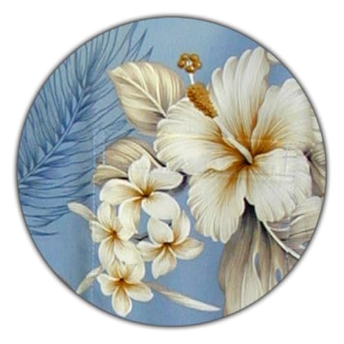 Pacific Legend Plumeria Hibiscus-Hawaiian Shirts-AMAZON3162BLUEXL2