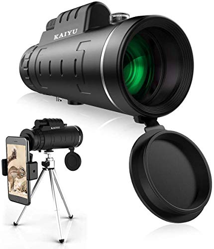 Monocular Telescope, 40X60 High Power HD Monocular with Smartphone Holder & Tripod