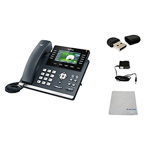 Teléfono Yealink T46G SIP POE Bundle con Fuente de Poder