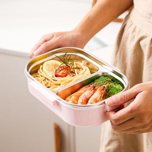 Fiambrera Bento Aislada de 700ml con Cierre de Cuatro Lados 7