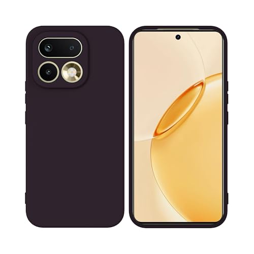 Image of FIRST MART Matte Silicone Back Cover for Realme 16 Pro - Purple