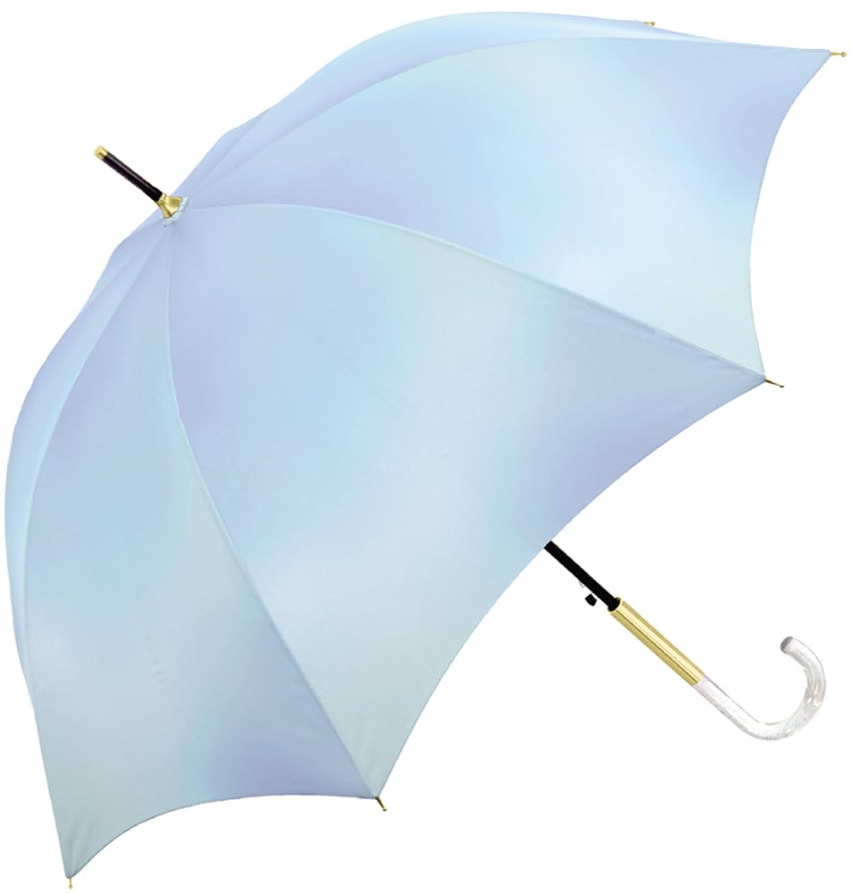 Amazon.co.jp: クラックス 長傘 58cm ミルキートーン ゴールド ブルー