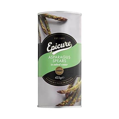 Epicure Green Asparagus Spears in Salted Water, 425 g, Pack of 12 Cover