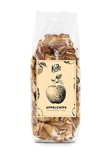 KoRo - Apfelchips Deutscher Elstar 250 g - Trockenfrüchte aus Deutschland - Ungeschwefelt und ohne Zuckerzusatz