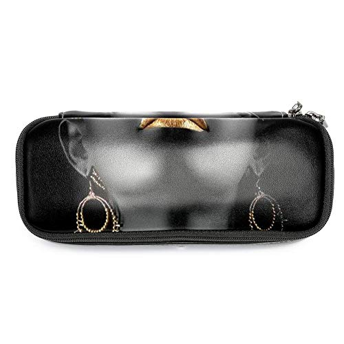 Preisvergleich Produktbild Personalisierbares farbiges Federmäppchen, Kapazität, Stifteetui, Doppelreißverschluss, Schreibwaren-Tasche, Kosmetiktasche mit Fächern für Mädchen, Jungen und Erwachsene