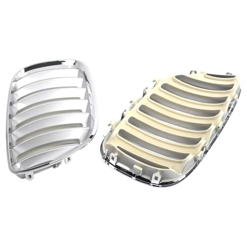 Rejilla delantera de capó compatible con X5 E53 2004 2005 2006, piezas 51137113733/34 3