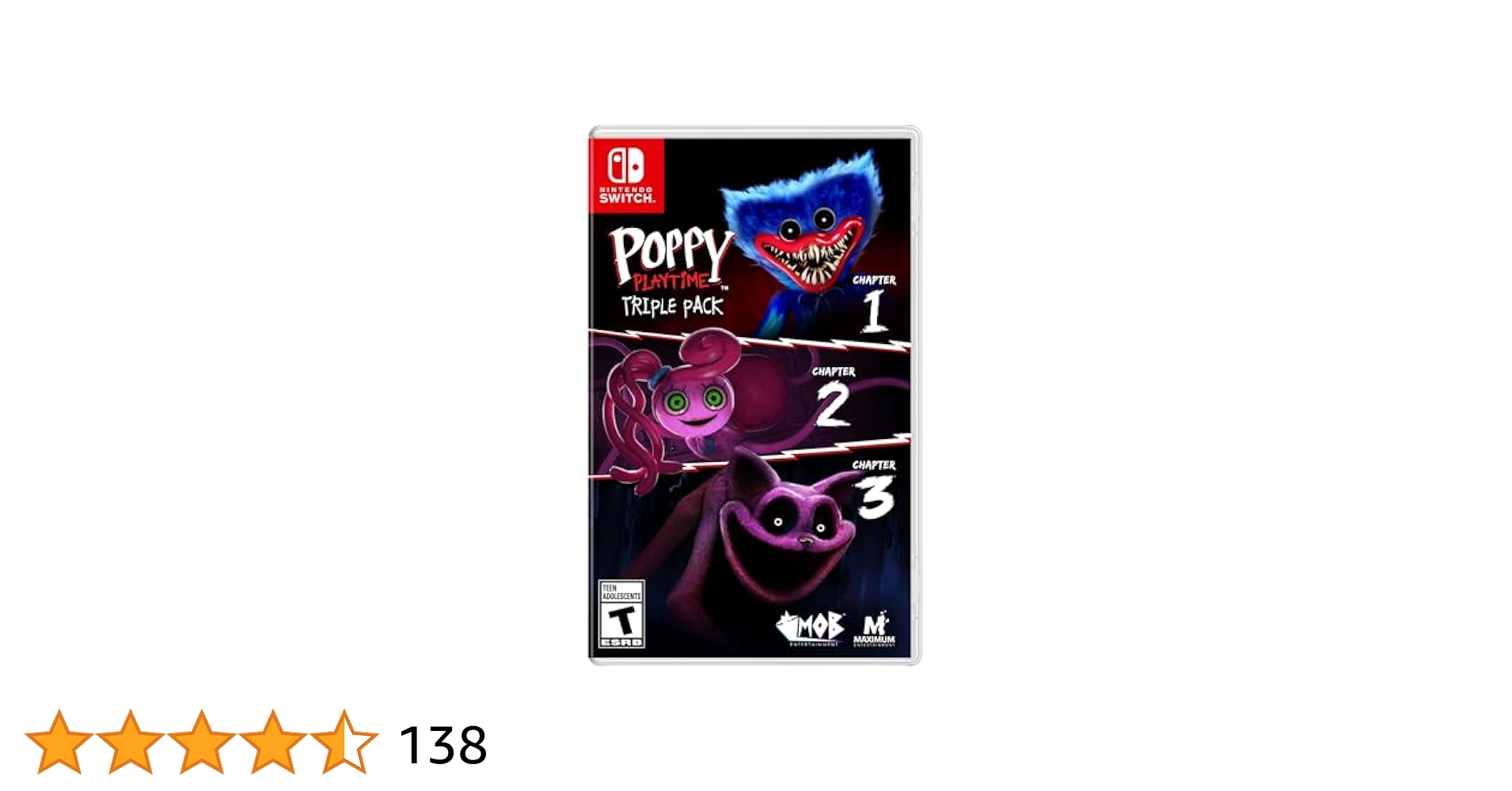 Poppy Playtime ポピープレイタイム トリプルパックswitch Amazon.com: Poppy Playtime Triple Pack Nintendo Switch