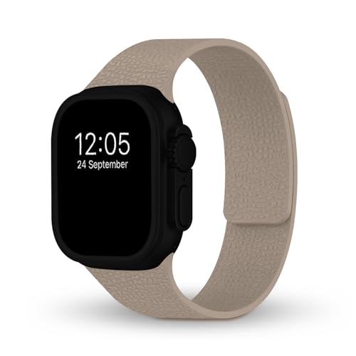 Image of GRIPP Pebble New Edition Premium Silicone Magnetic Watch Strap for 44mm /45mm /46mm /49mm, Watch Series 11 /10 /9 /8 /7 /6 /5 /4, SE 3 /2 /1, Ultra 3 /2 /1, Lightweight, Adjustable (Watch Not Included)