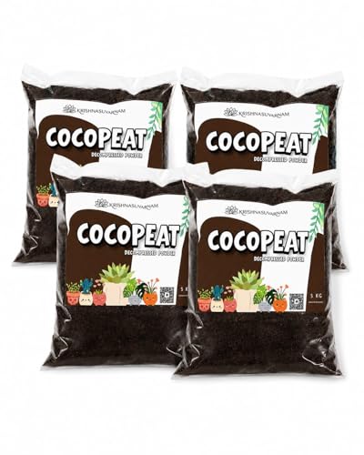 Image of Cocopeat 20kg Low EC Decompressed Powder Ready to Use (20 KG) | Sterilized Coconut Fiber Growing Medium for Seed Germination, Potting Mix, Indoor & Outdoor Gardening & Soil Aeration