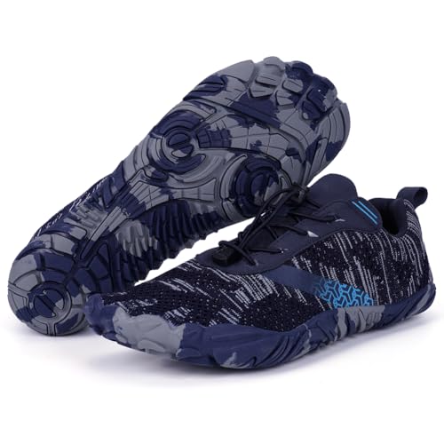 Hike Barefoot Shoes Footwear, Pro Barefoot Shoes Women Men, Athletic Hiking Minimalist Water Shoe Breathable Quick Dry Zero Drop Trail Running Shoe with Non-Slip Sole & Wide Toe Box