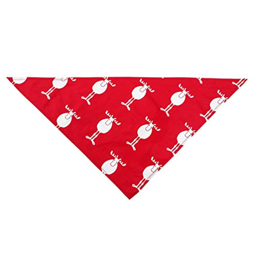 ULTECHNOVO 4 PeÃ§as de Natal Cachecol Cachecol Pet Bandana Pet Cachecol LenÃ§o Triangular Bibs Fanta