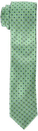 Tommy Hilfiger Men's Core Neat II Tie, green, Slim