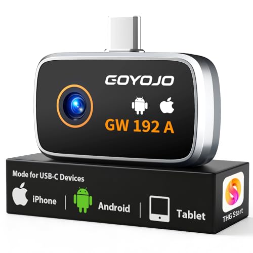 GOYOJO 256x192 Thermal Imaging Camera with Dual-Light Fusion, -4~1022&deg;F, Handheld Infrared Thermal...
