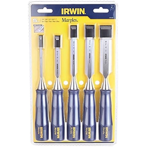Irwin Marples M444 Blue Chip Bevel Edge Chisel - Set of 5 Cover