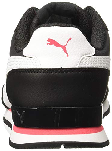 Tênis St Runner V2 Nl, Puma, Adulto Unissex, Preto/ Branco/ Rosa, 38