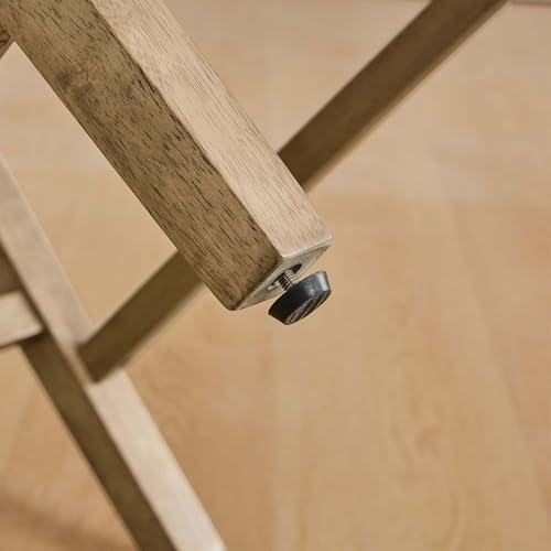 Butacos CHITA tejidos a mano, altura de barra (26 pulgadas), juego de 2 unidades, con respaldo, estructura de madera, para isla de cocina y bar en el hogar, color marrón silla miniatura 7